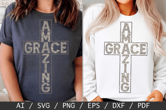 Amazing Grace SVG: Camo Christian Graphics for T-Shirt Designs