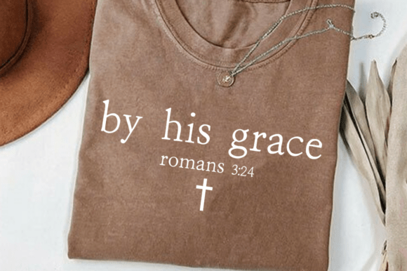 By His Grace Svg: Christian Graphics & T-Shirt Designs