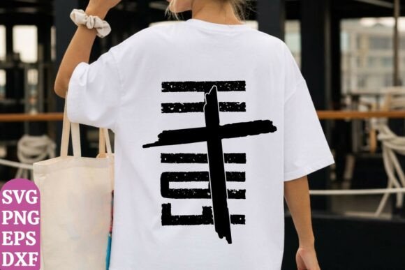 Faith SVG, Cross Graphics for T-Shirt Designs & Crafts