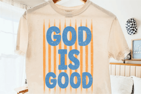 God is Good SVG: Preppy Christian Graphics for T-Shirt Designs
