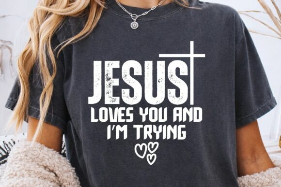 Jesus SVG: Christian Faith Graphics for T-Shirt Designs
