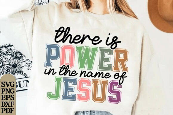 Power in Jesus Christian Coquette PNG Review for Branding & T-Shirt Designs