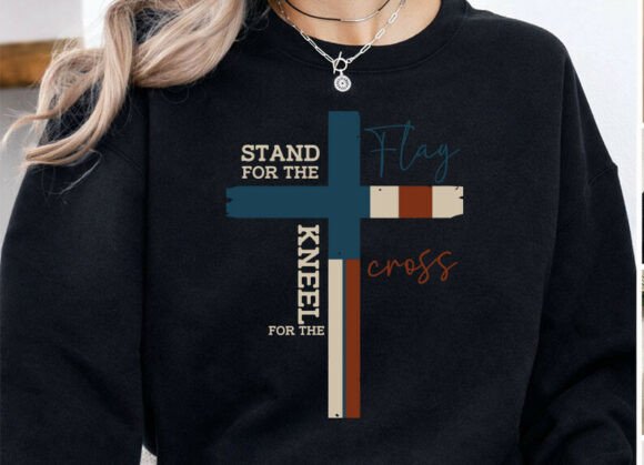 Stand for the Flag PNG Christian Graphics for T-Shirt Designs